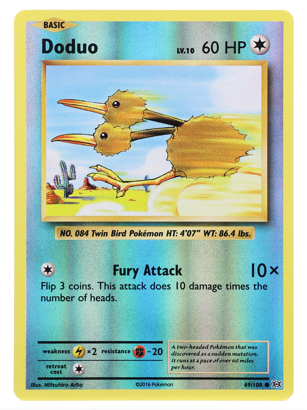 Doduo · Evolutions · 69/108 · Reverse holo