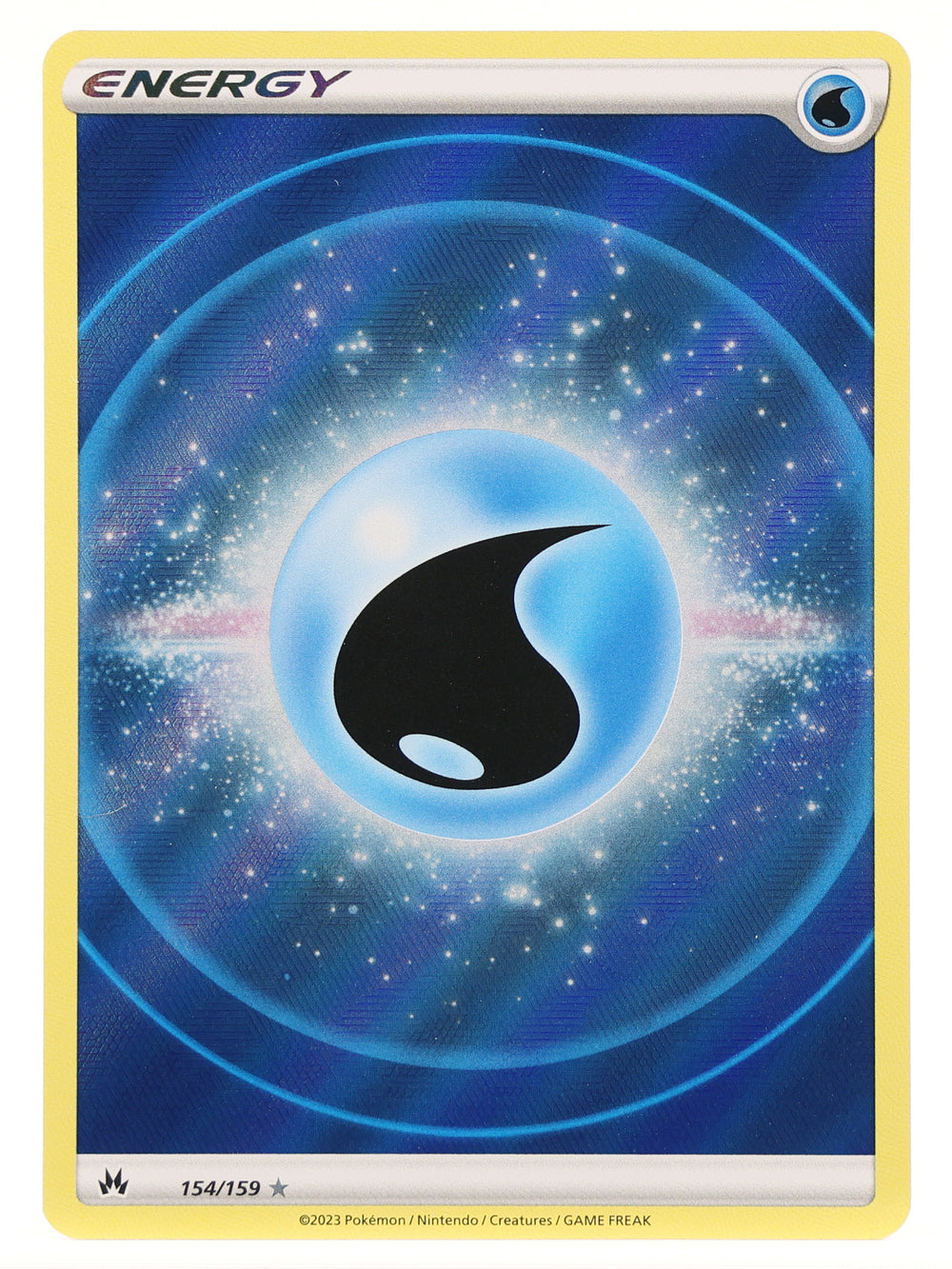Water Energy · Crown Zenith · 154/159 · Holo