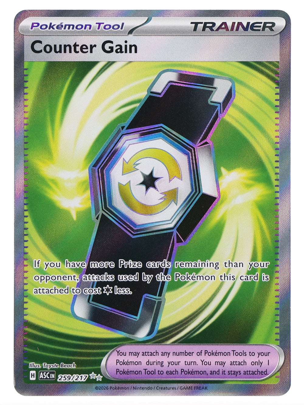 Counter Gain · Ascended Heroes · 259/217 · Holo