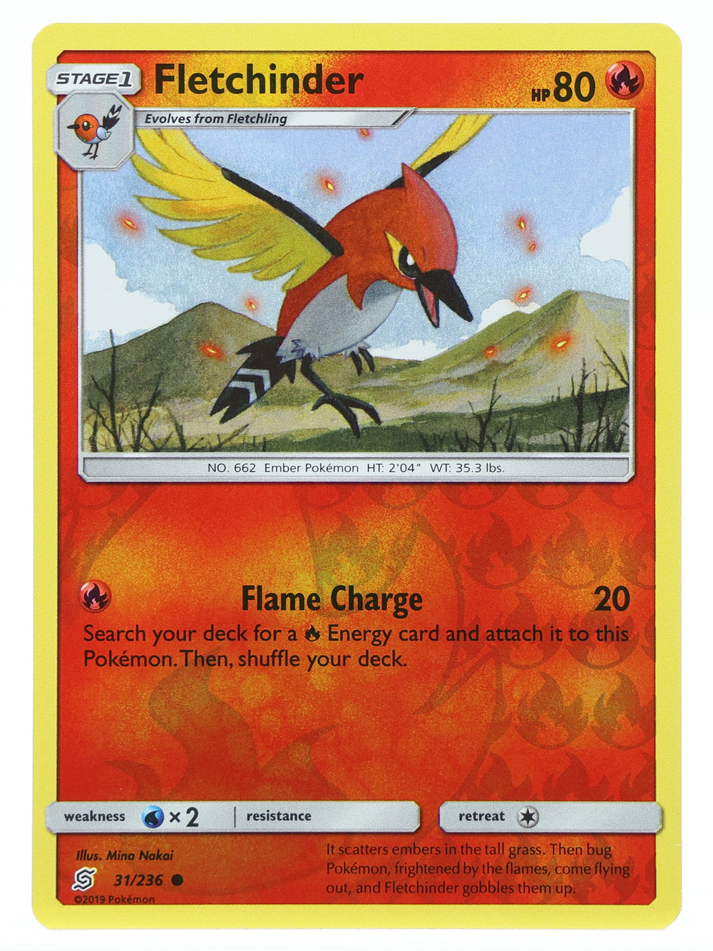 Fletchinder · Unified Minds · 31/236 · Reverse holo