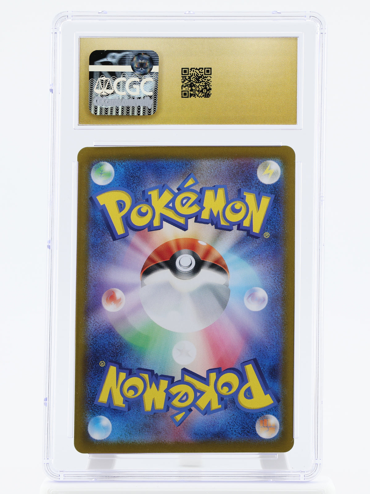 Rotom · Heat Wave Arena · 074/063 · Actual photos of the card in slab · back