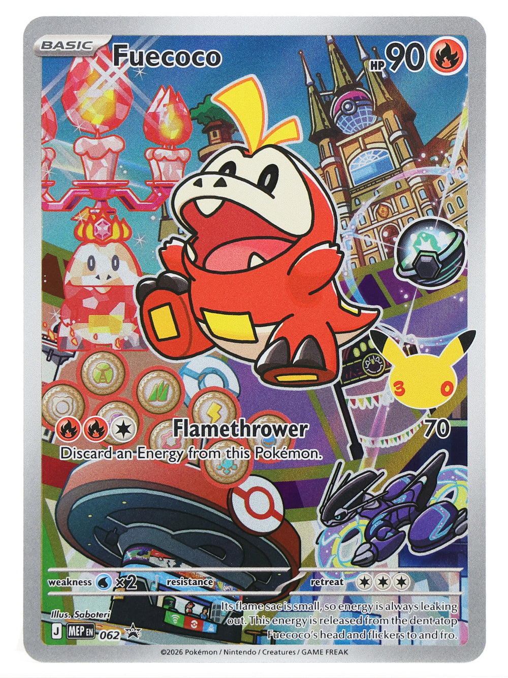 Fuecoco · MEP Black Star Promos · 062 · Holo
