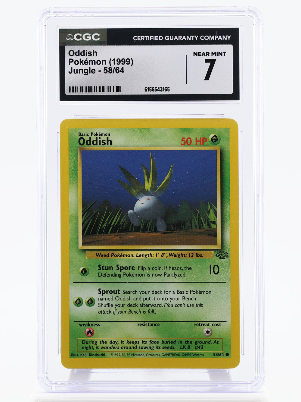 Oddish · Jungle · 58/64 · Non-holo · CGC 7