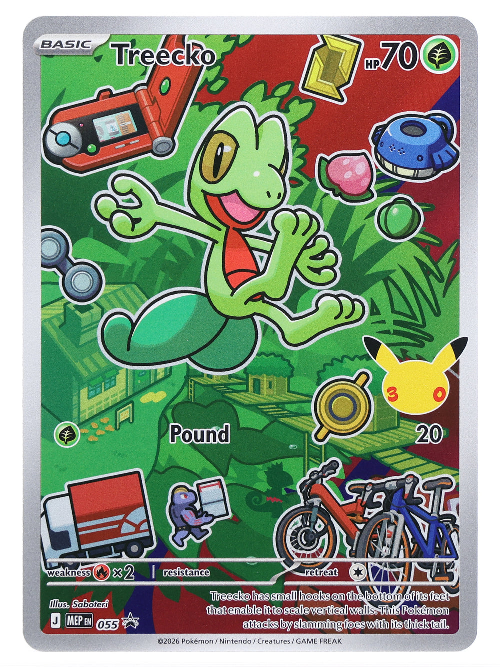 Treecko · MEP Black Star Promos · 055 · Holo