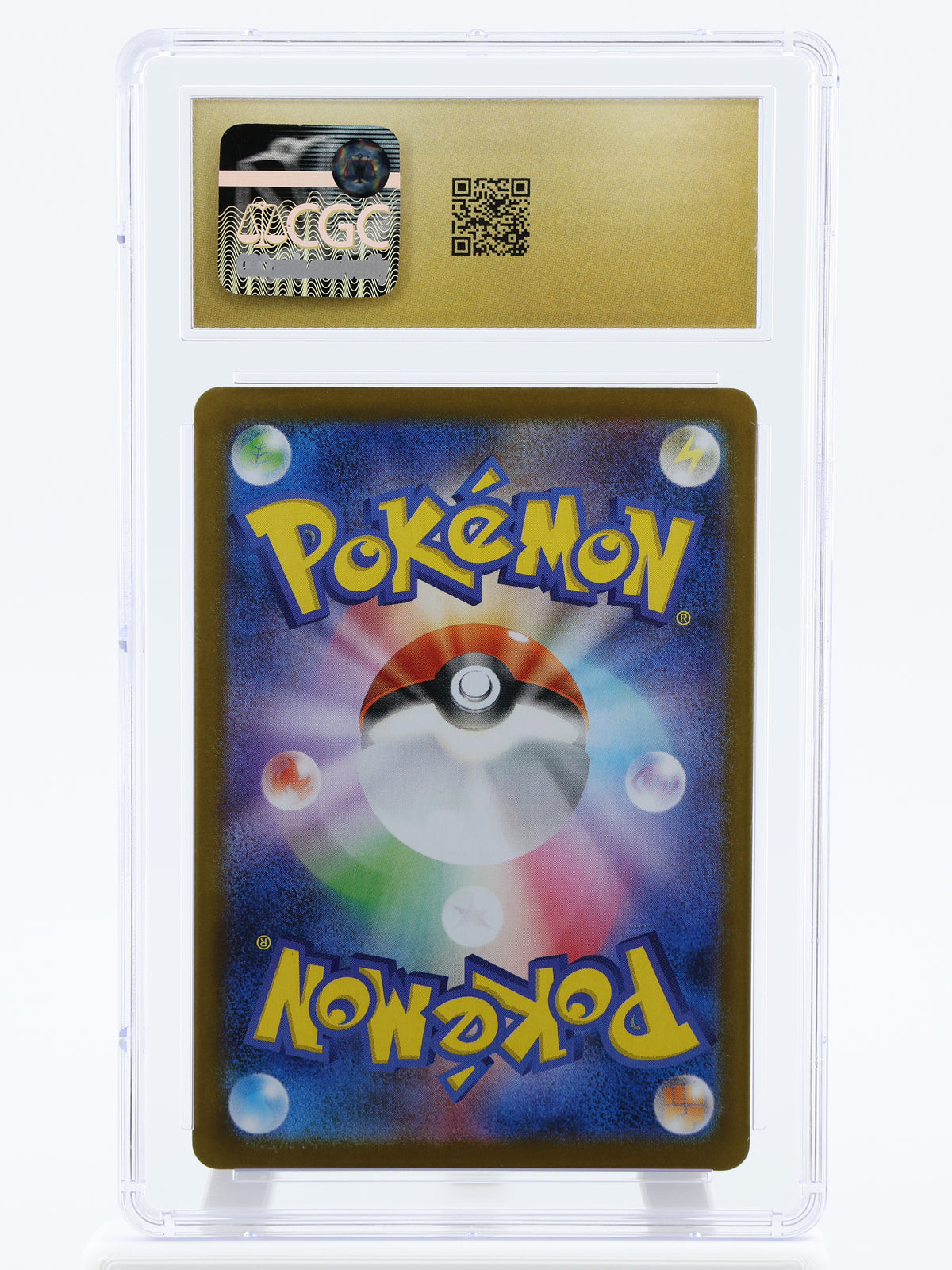 Team Rocket's Weezing · Glory of Team Rocket · 105/098 · Actual photos of the card in slab · back