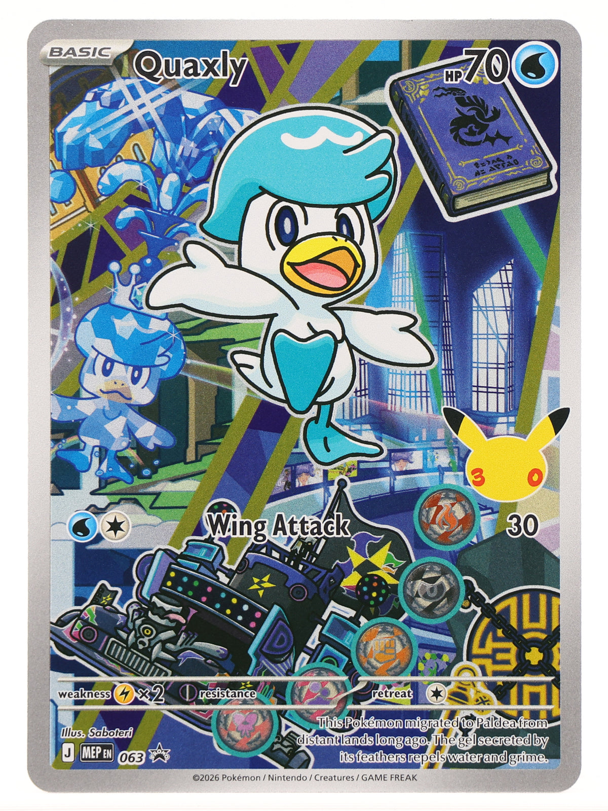 Quaxly · MEP Black Star Promos · 063 · Actual photos of the card · front