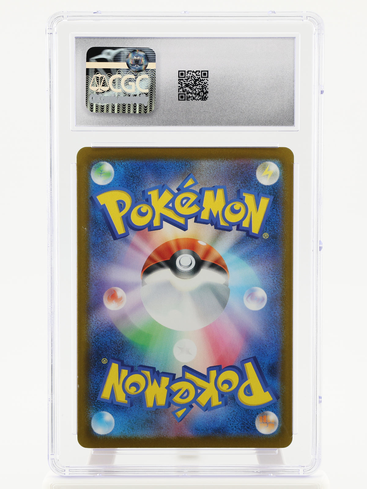 Mega Chandelure ex · Abyss Eye · 036/081 · Actual photos of the card in slab · back