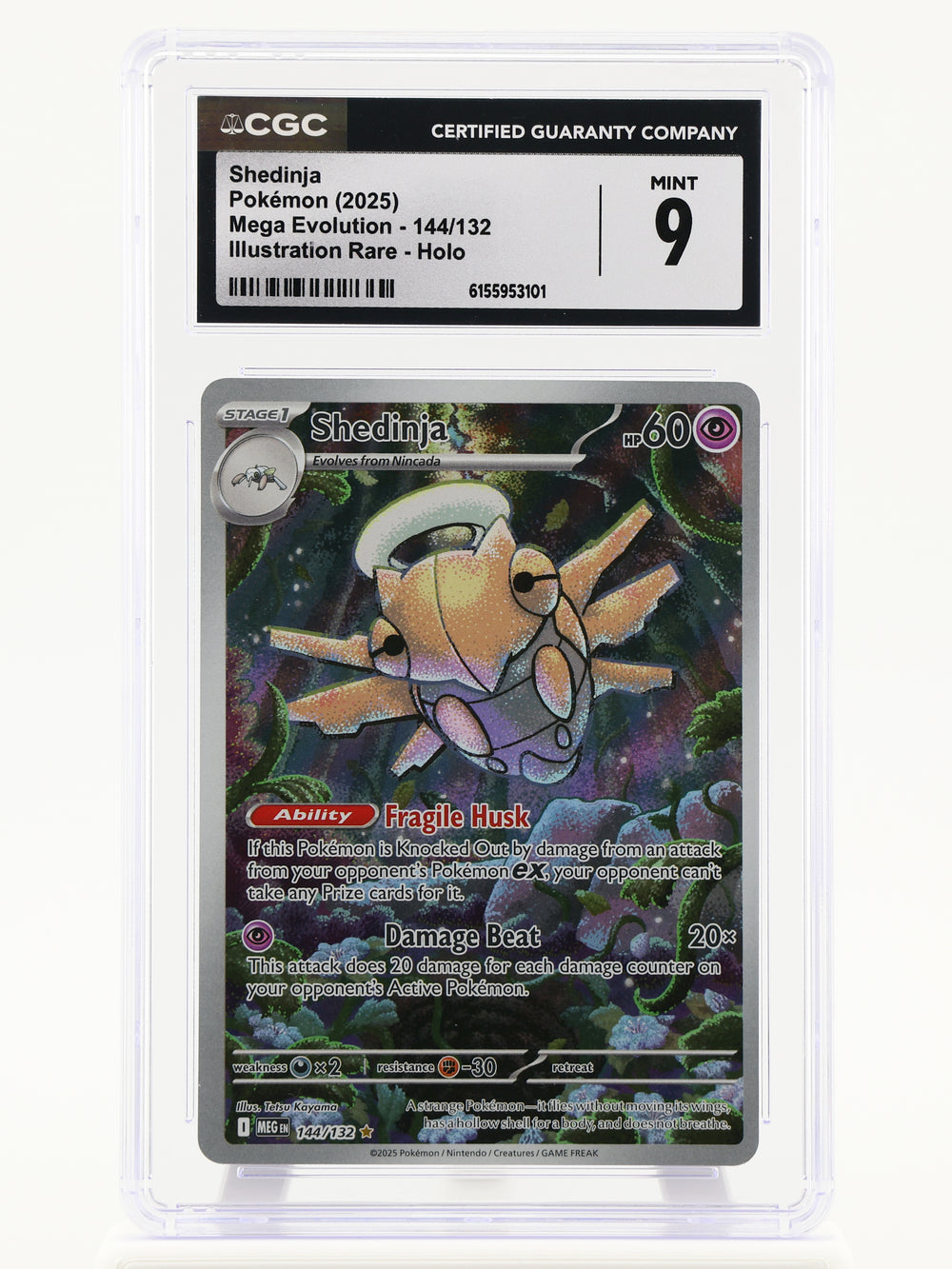 Shedinja · Mega Evolution · 144/132 · Holo · CGC 9