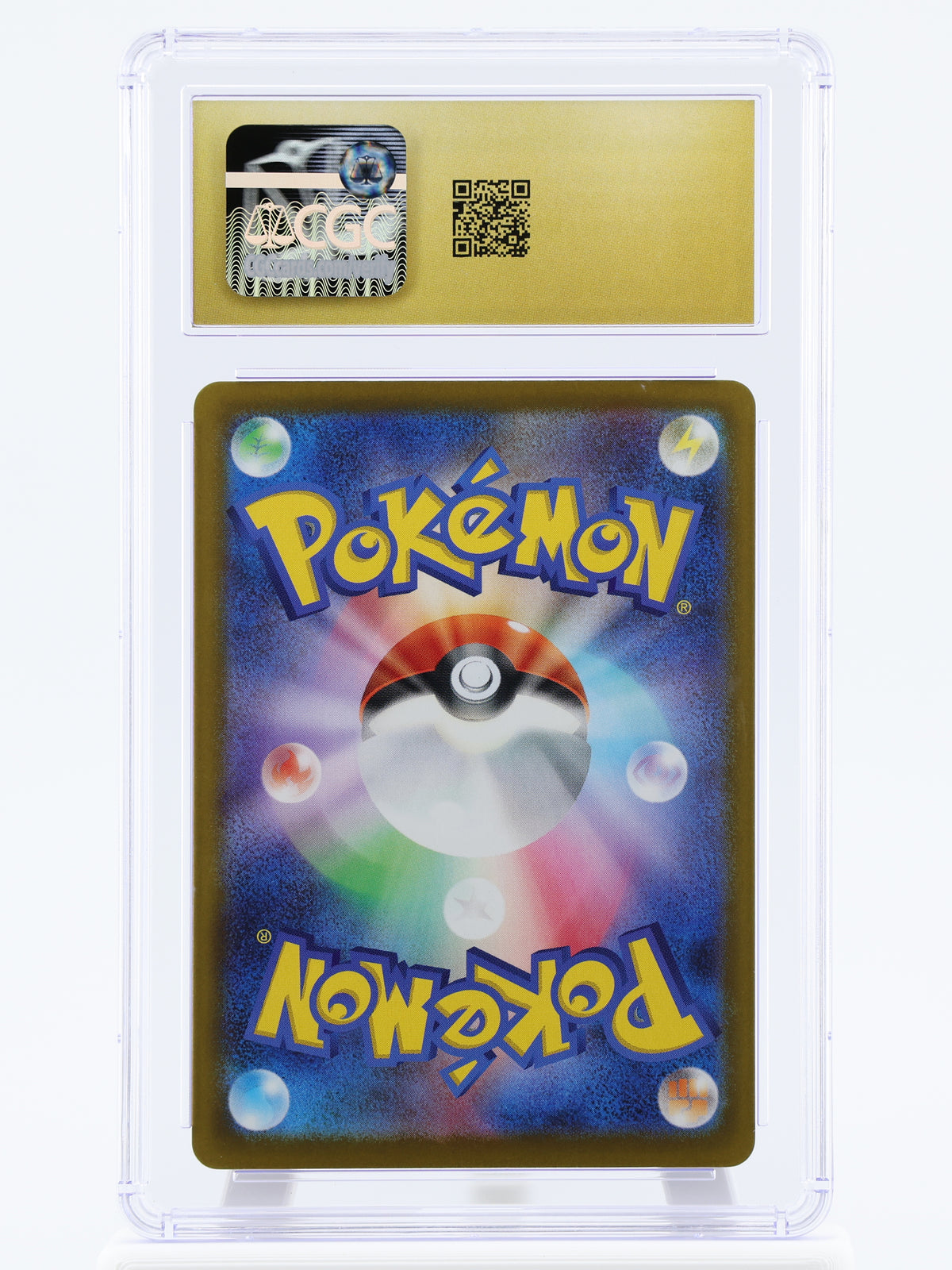 Mega Greninja ex · Ninja Spinner · 022/083 · Actual photos of the card in slab · back